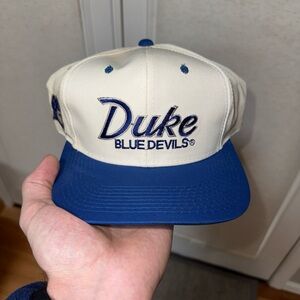 Vintage Sports Specialties The Script Duke Blue Devils Hat The Twill 80s Cap